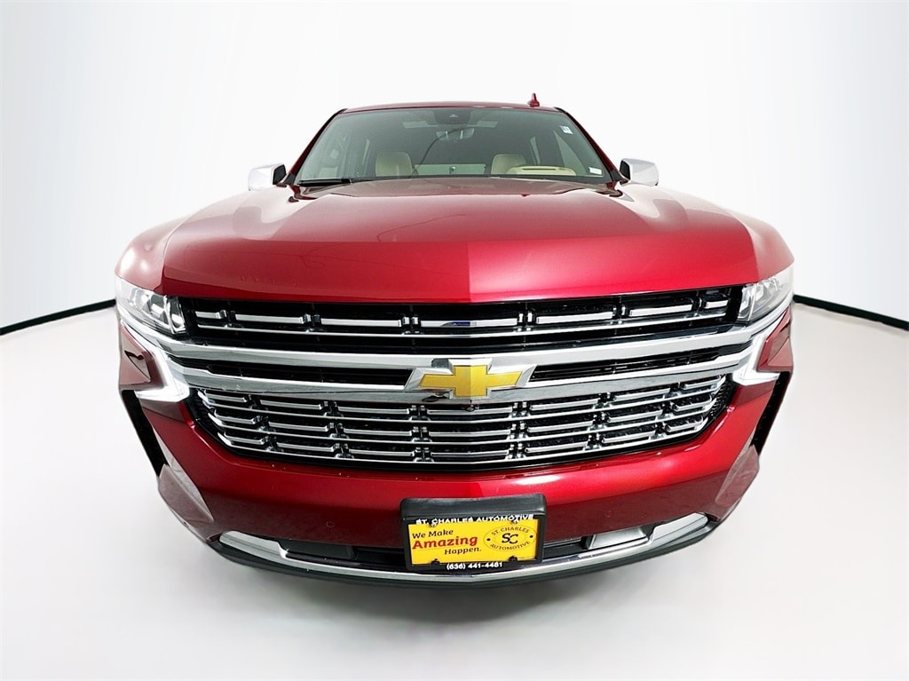 Used 2023 Chevrolet Tahoe Premier with VIN 1GNSKSKD2PR327169 for sale in Saint Peters, MO