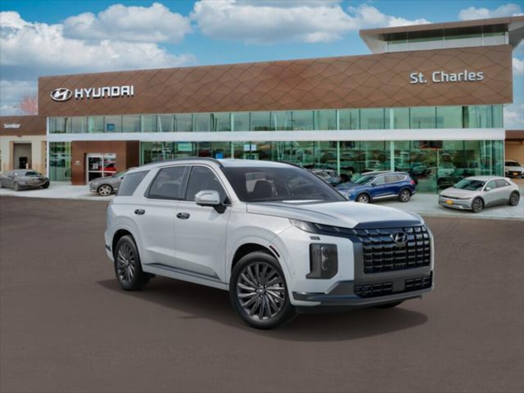 New 2025 Hyundai Palisade For Sale at St. Charles Hyundai VIN KM8R7DGE7SU874154