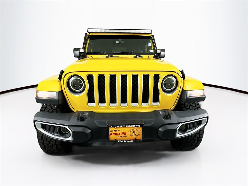 Used 2019 Jeep Wrangler Unlimited Sahara with VIN 1C4HJXEG1KW600623 for sale in Saint Peters, MO