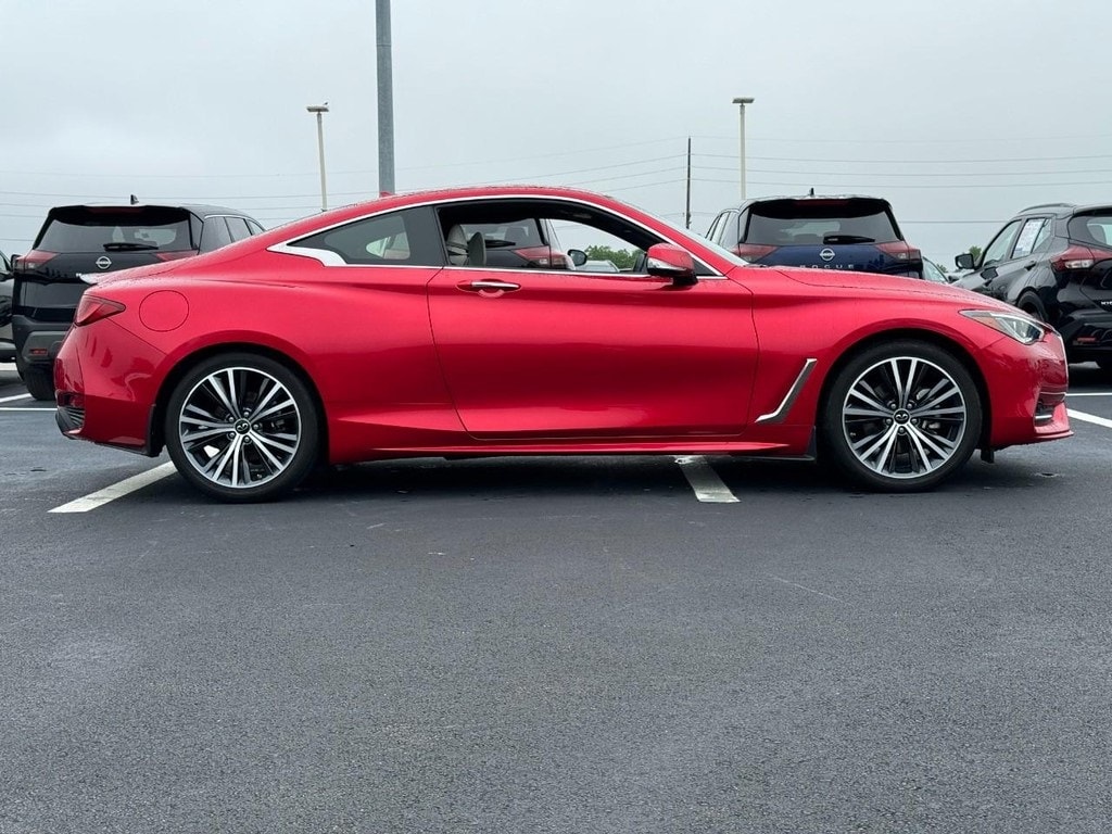 Used 2022 INFINITI Q60 Coupe LUXE with VIN JN1EV7KLXNM630022 for sale in Saint Peters, MO