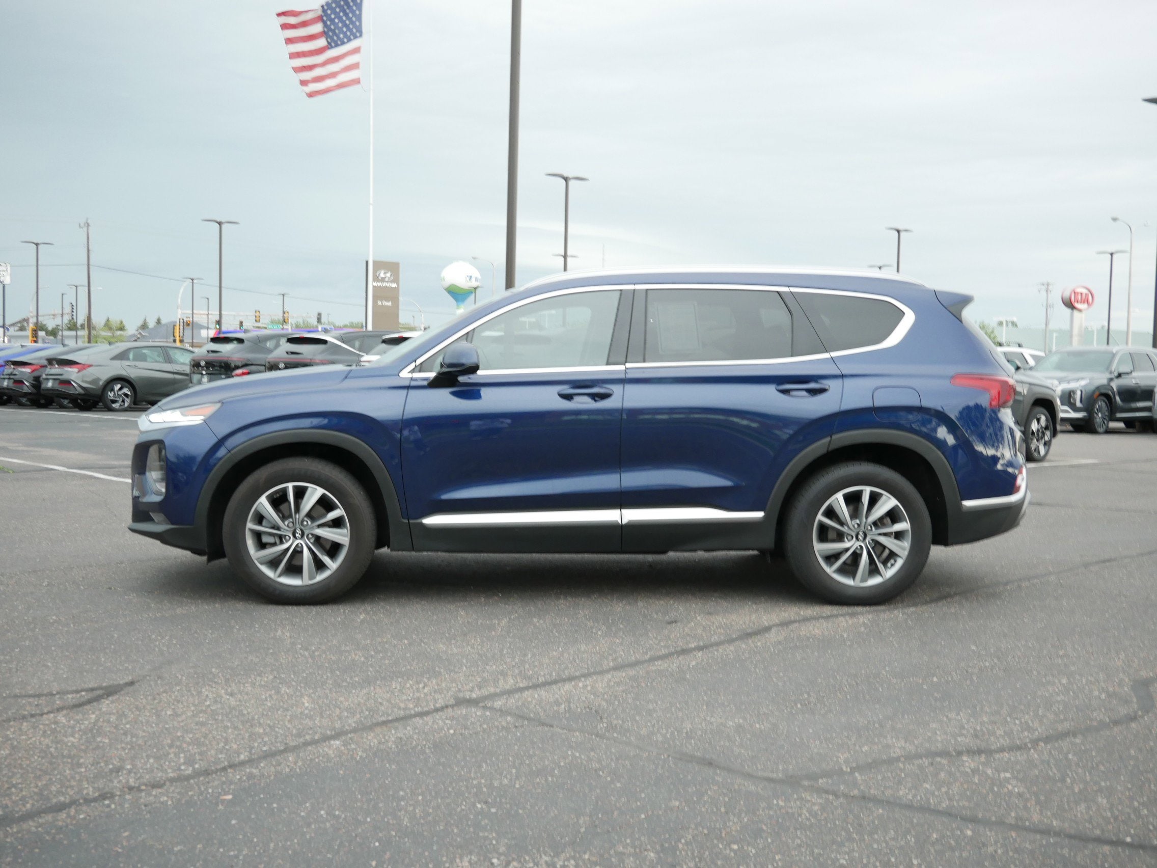 Used 2020 Hyundai Santa Fe SEL with VIN 5NMS3CADXLH253348 for sale in Waite Park, Minnesota