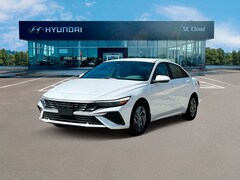 2025 Hyundai Elantra Hybrid Blue Sedan