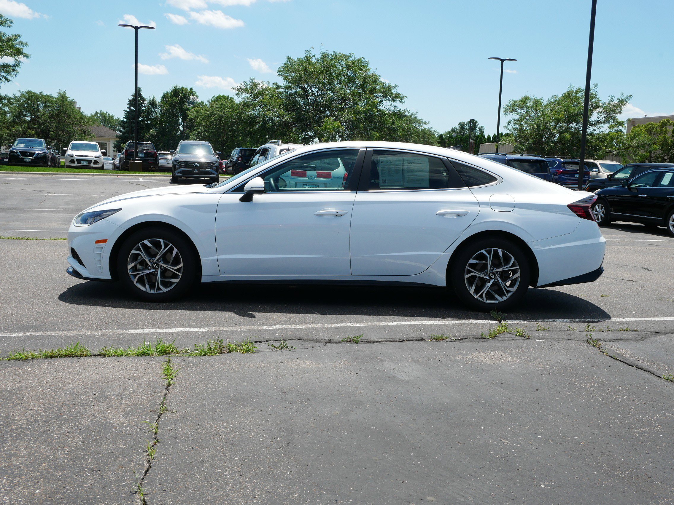 Used 2020 Hyundai Sonata SEL with VIN 5NPEL4JAXLH055543 for sale in Waite Park, Minnesota