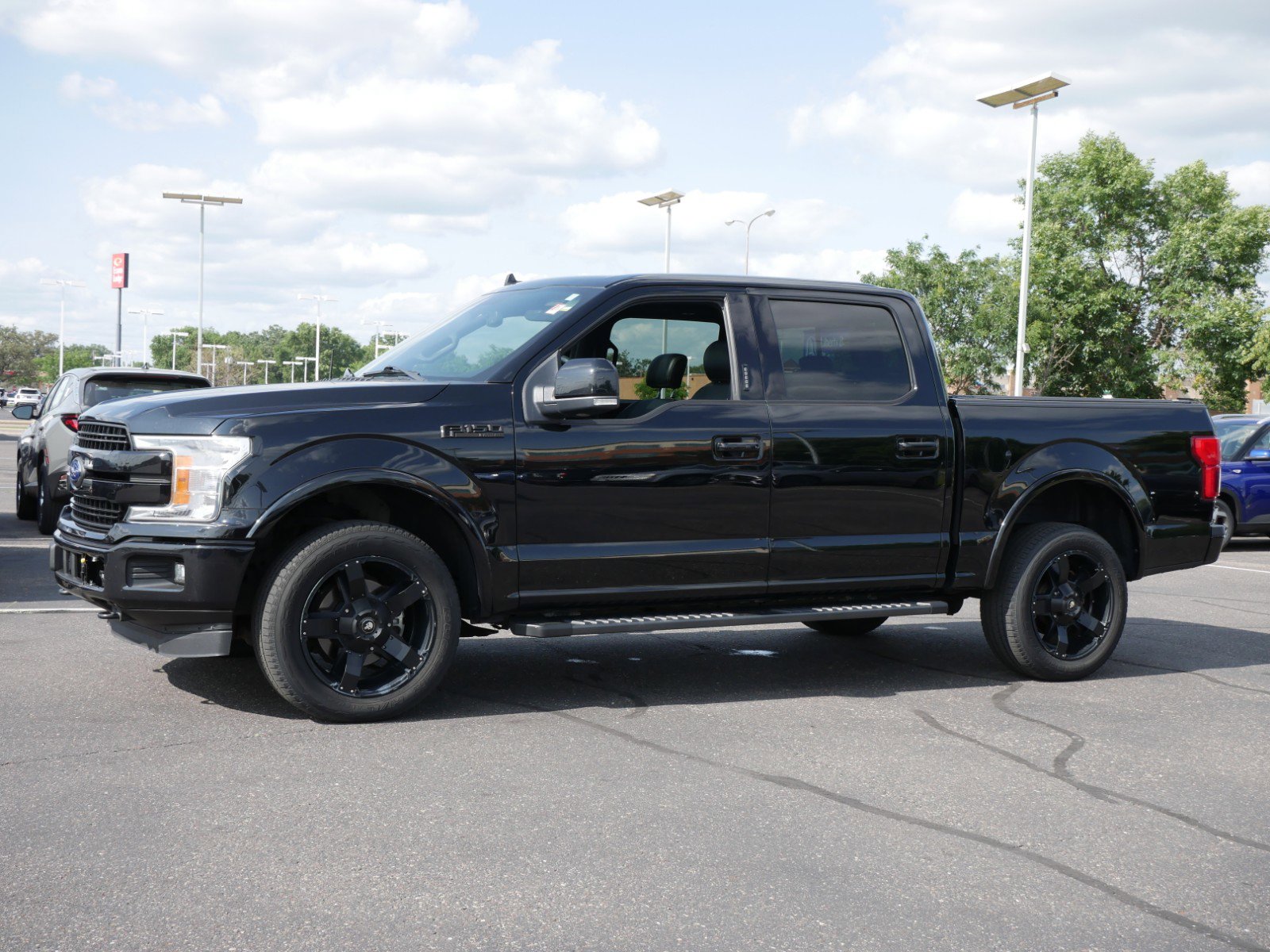 Used 2018 Ford F-150 Lariat with VIN 1FTEW1EG7JFA66382 for sale in Waite Park, Minnesota