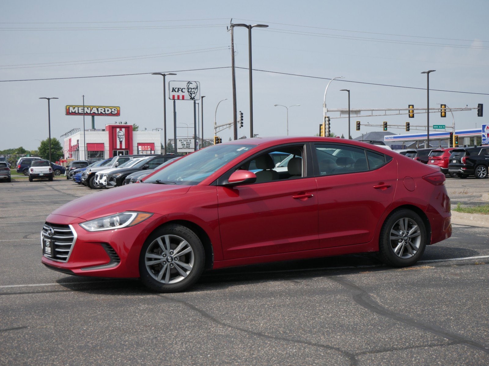 Used 2018 Hyundai Elantra SEL with VIN 5NPD84LF9JH287912 for sale in Waite Park, MN