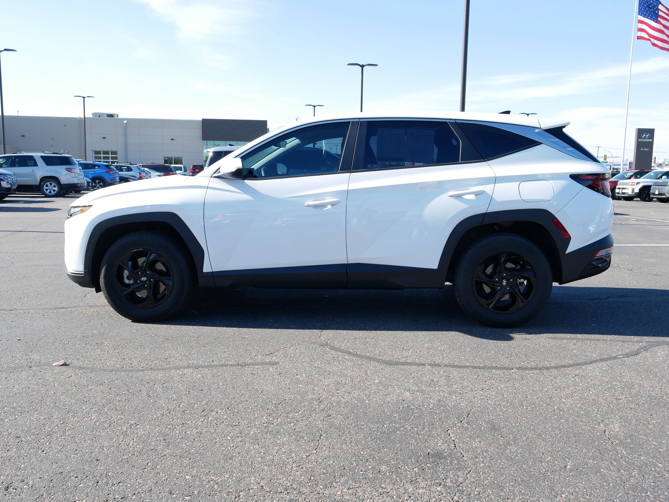 Used 2022 Hyundai Tucson SE with VIN KM8JACAE2NU018220 for sale in Waite Park, Minnesota