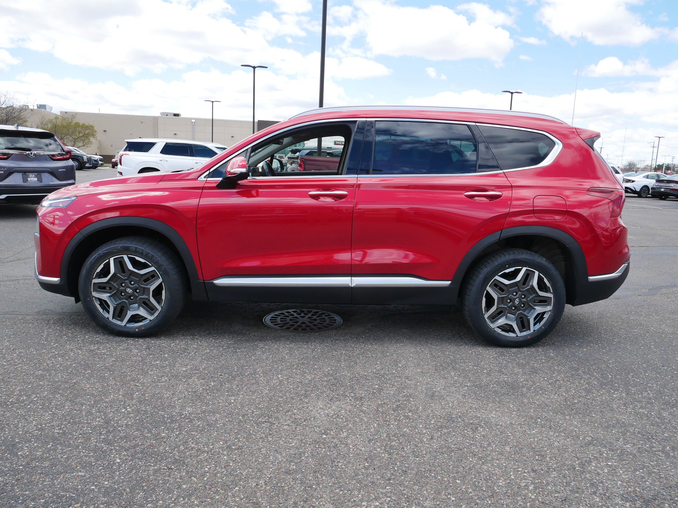 Certified 2023 Hyundai Santa Fe SEL Premium HEV with VIN 5NMS3DA16PH010914 for sale in Waite Park, Minnesota