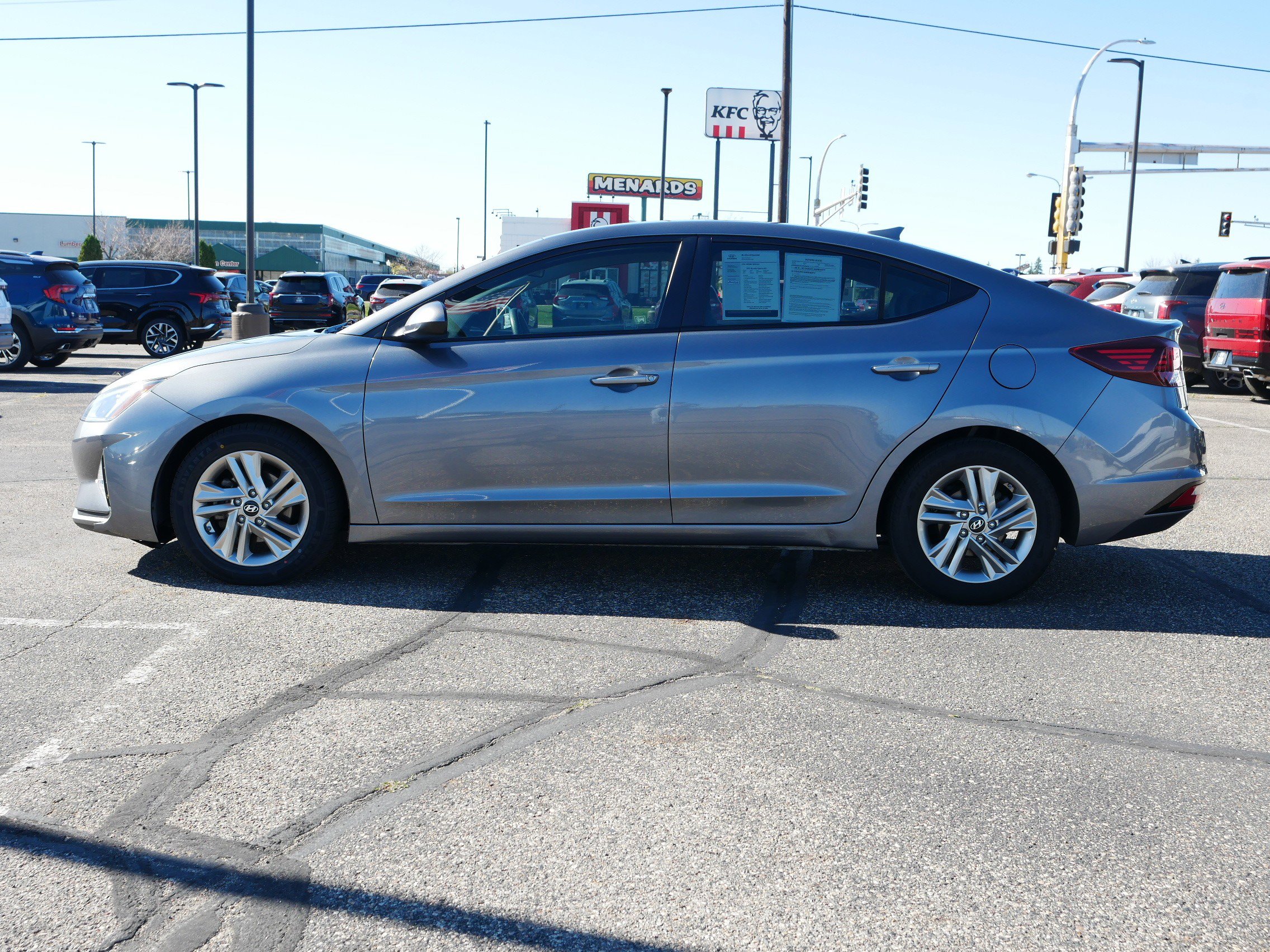 Used 2019 Hyundai Elantra SEL with VIN 5NPD84LF7KH450610 for sale in Waite Park, Minnesota