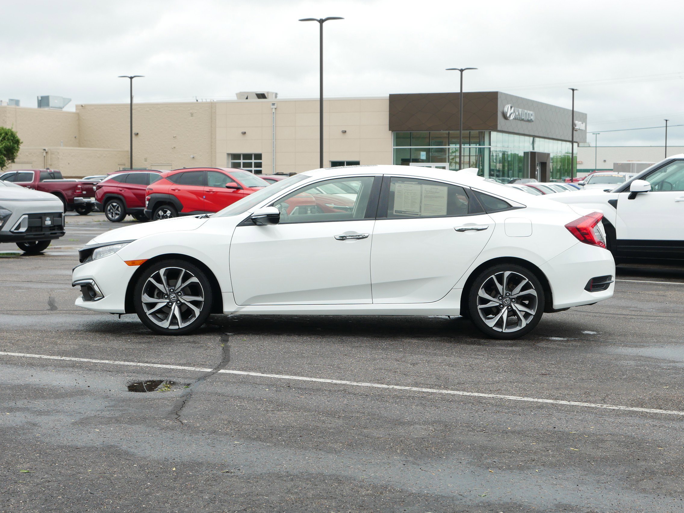 Used 2019 Honda Civic Touring with VIN JHMFC1F90KX004474 for sale in Waite Park, Minnesota