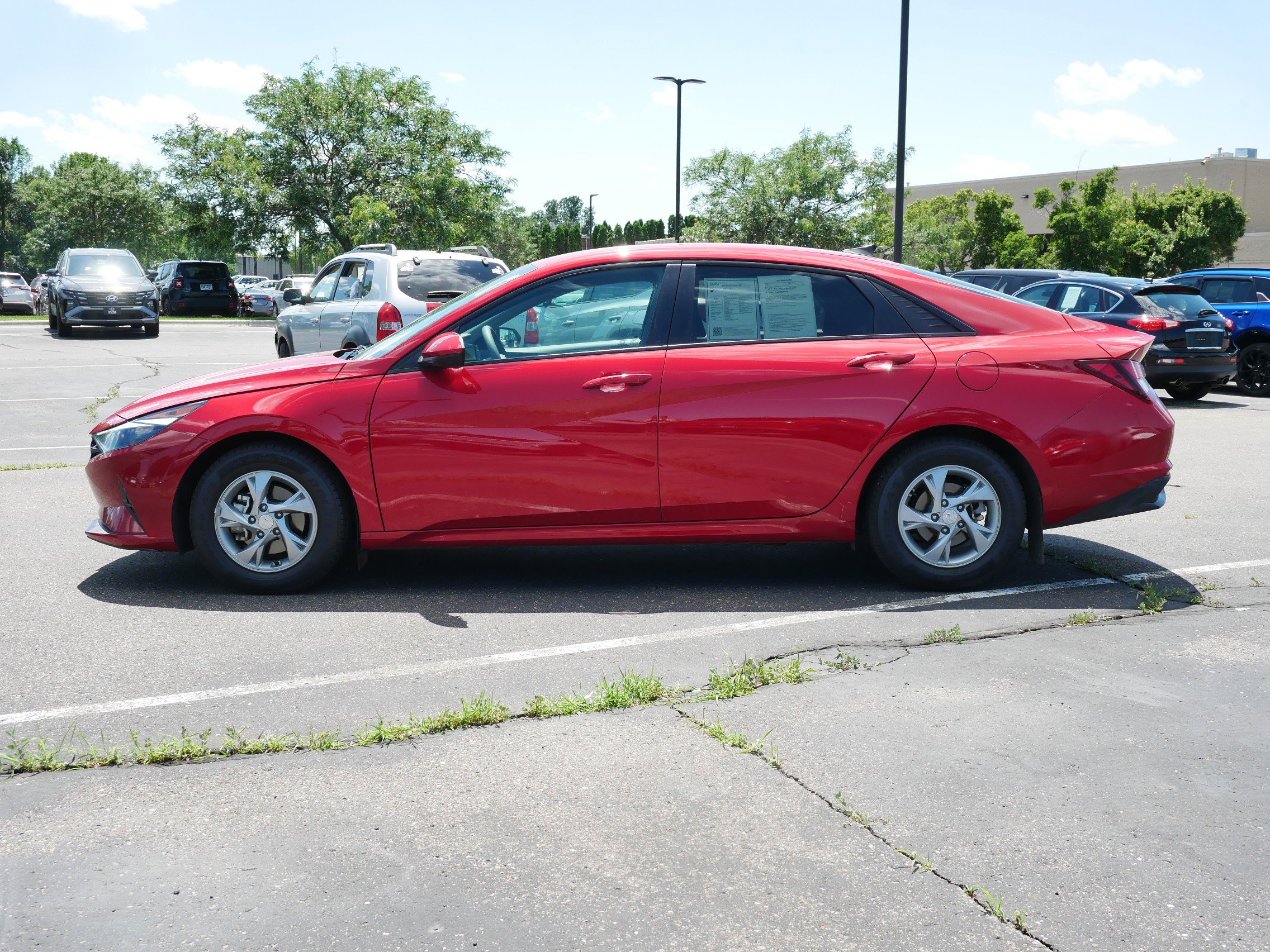 Certified 2023 Hyundai Elantra SE with VIN 5NPLL4AG7PH103114 for sale in Waite Park, Minnesota