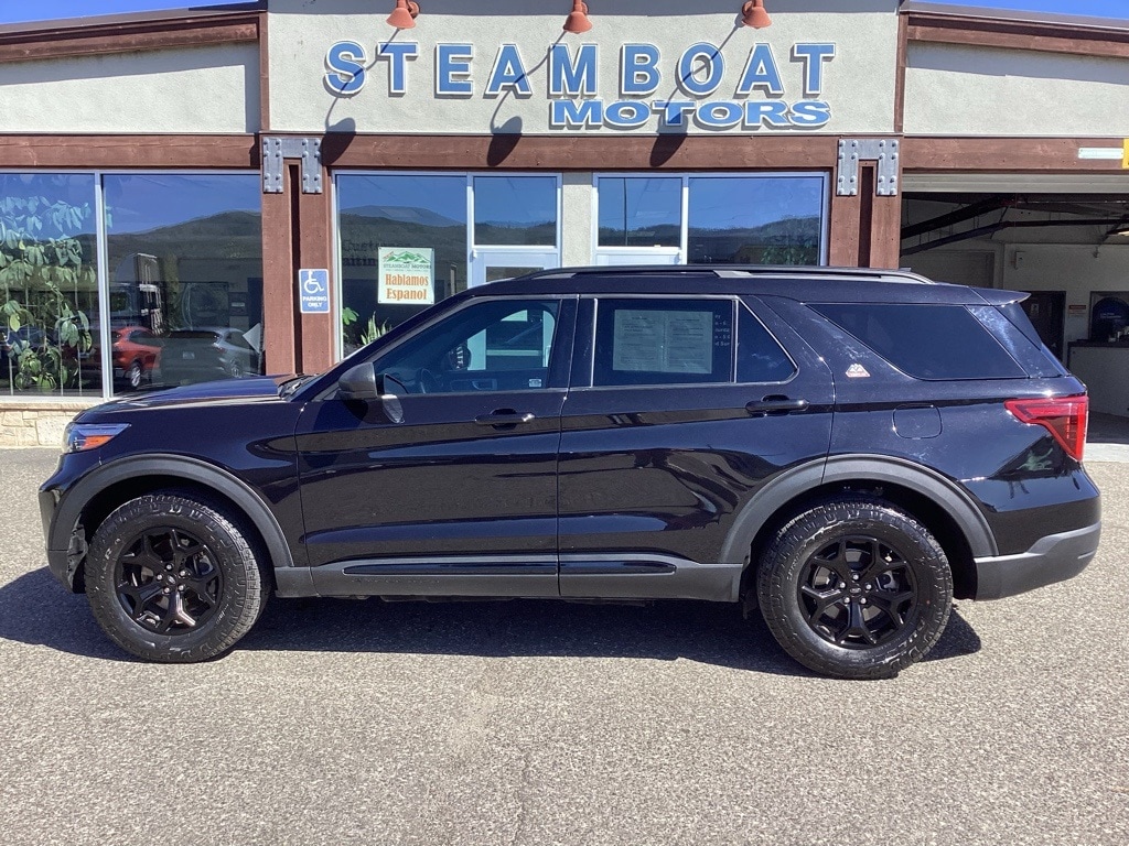 Used 2022 Ford Explorer TIMBERLINE with VIN 1FMSK8JH5NGB22868 for sale in Steamboat Springs, CO