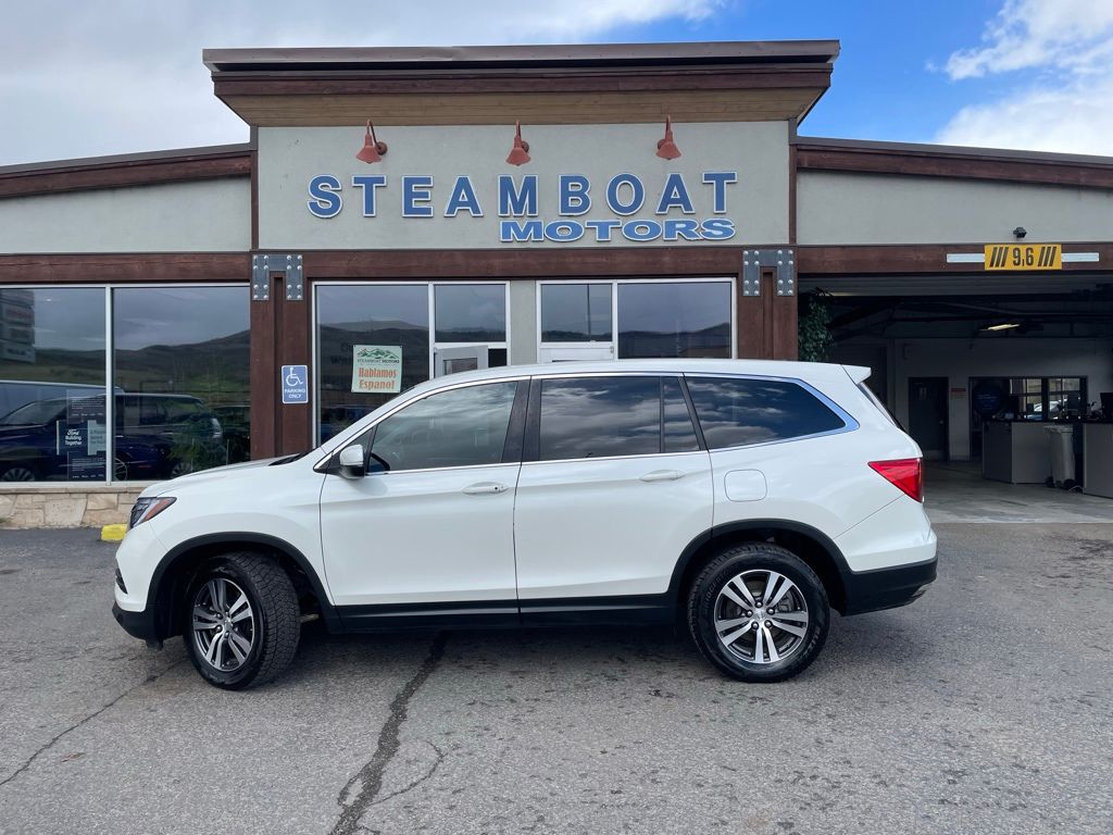 Used 2018 Honda Pilot EX with VIN 5FNYF6H37JB046057 for sale in Steamboat Springs, CO