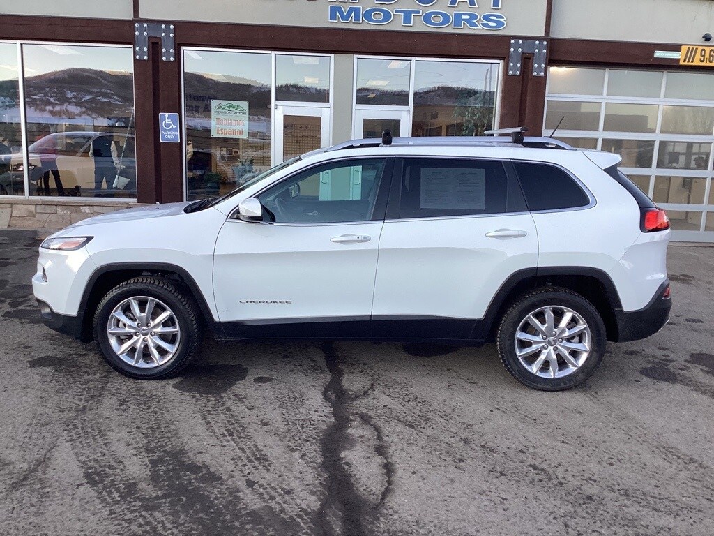 Used 2015 Jeep Cherokee Limited with VIN 1C4PJMDS5FW610240 for sale in Steamboat Springs, CO