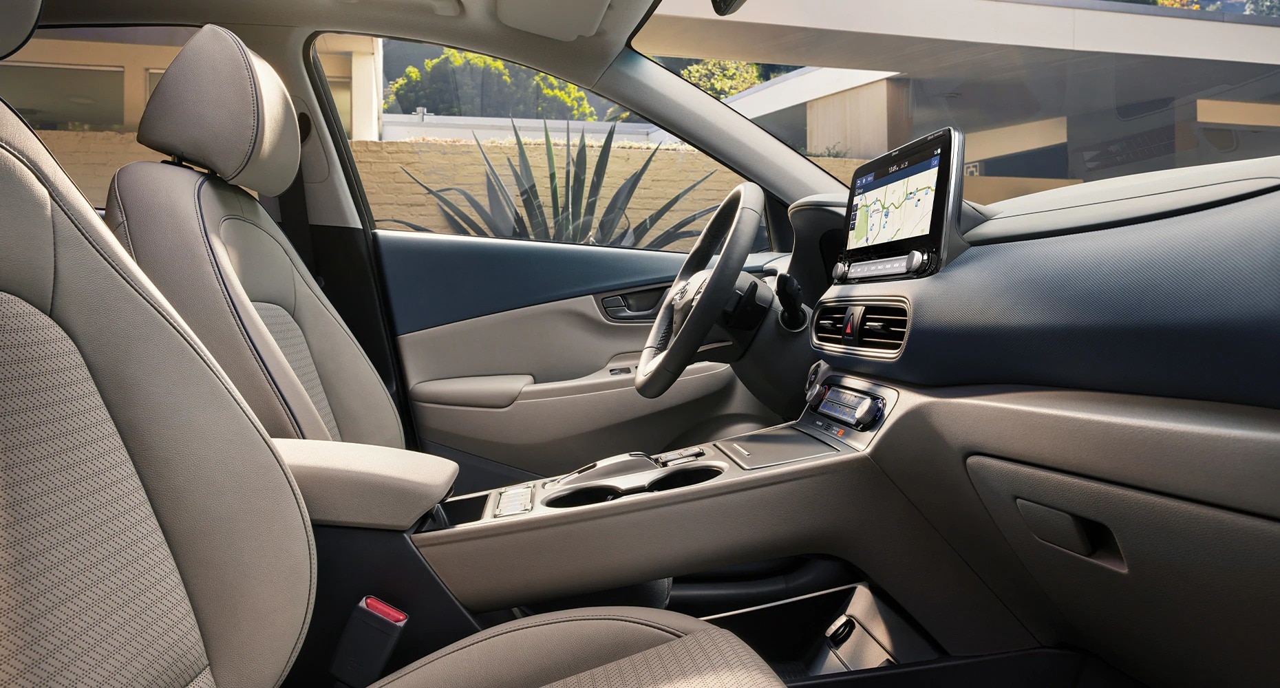 2021 Hyundai KONA EV Interior Seats and Windows