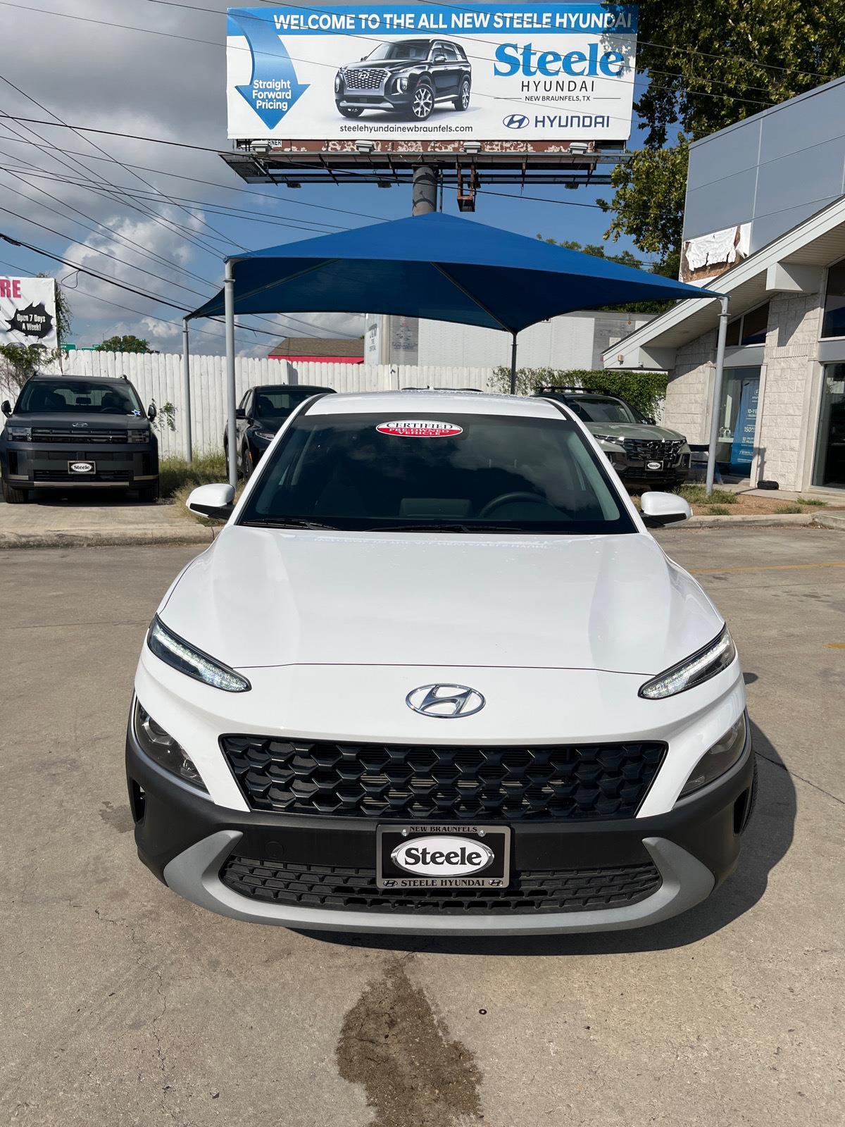 Certified 2023 Hyundai Kona SE with VIN KM8K2CAB1PU044589 for sale in New Braunfels, TX