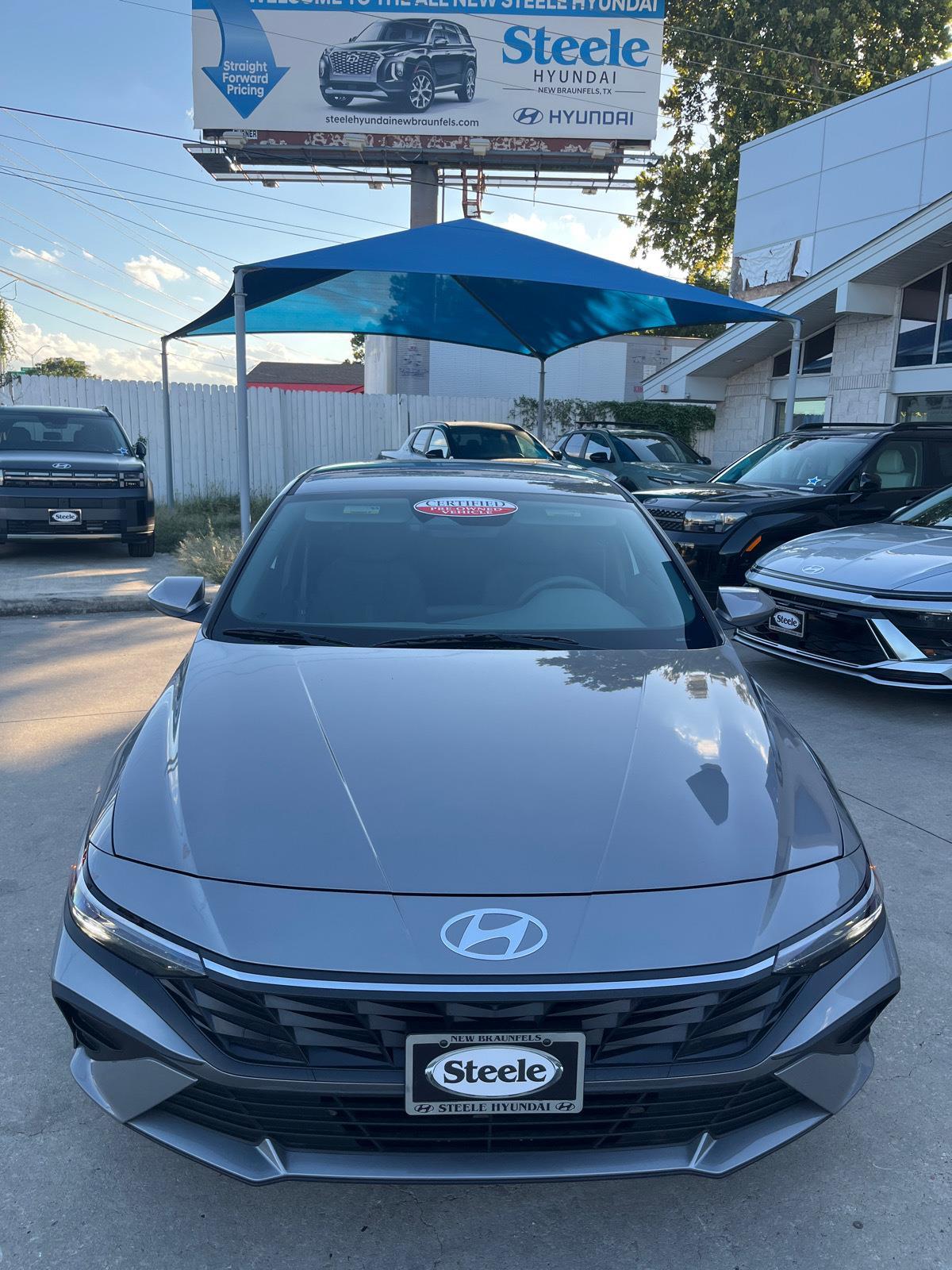 Certified 2024 Hyundai Elantra SE with VIN KMHLL4DG0RU793532 for sale in New Braunfels, TX