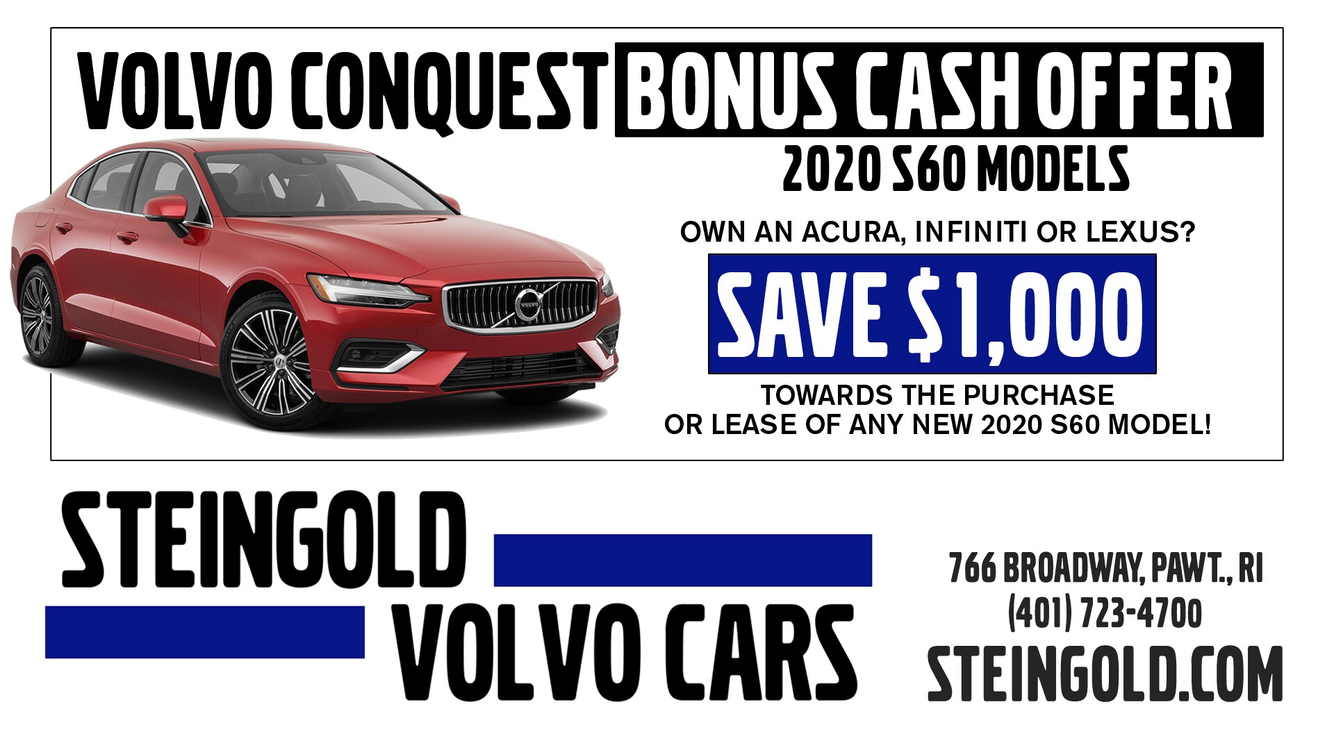New Volvo Specials in Rhode Island | Steingold Volvo Cars