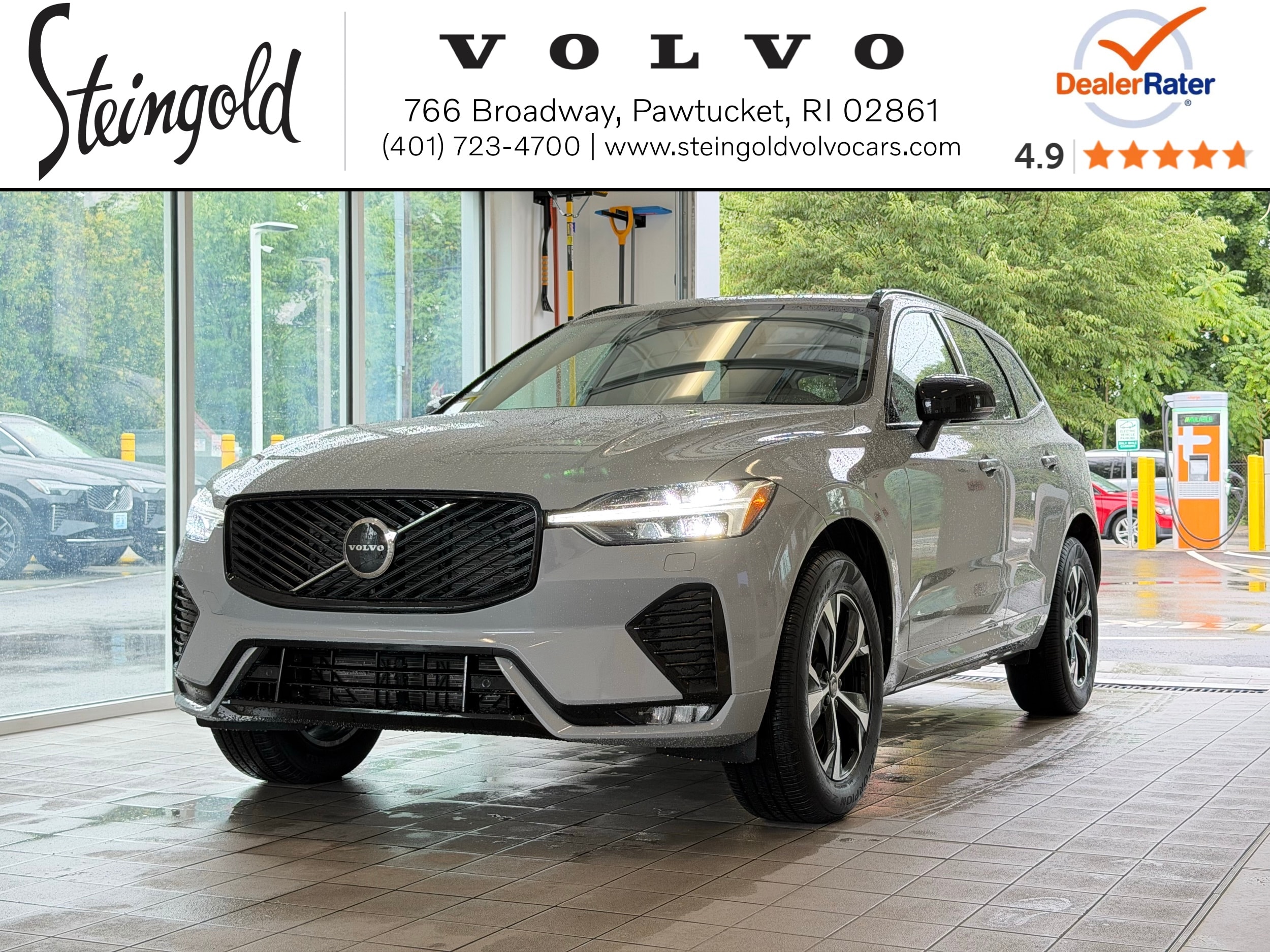 Gray (Vapour  Grey) 2026 Volvo XC60 SUV / Crossover All-Wheel Drive 