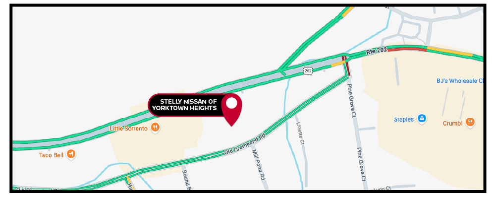 Stelly Nissan of Yorktown Heights Map
