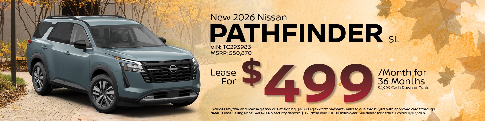 2026 Nissan Pathfinder Offer | Stelly Nissan of Yorktown Heights