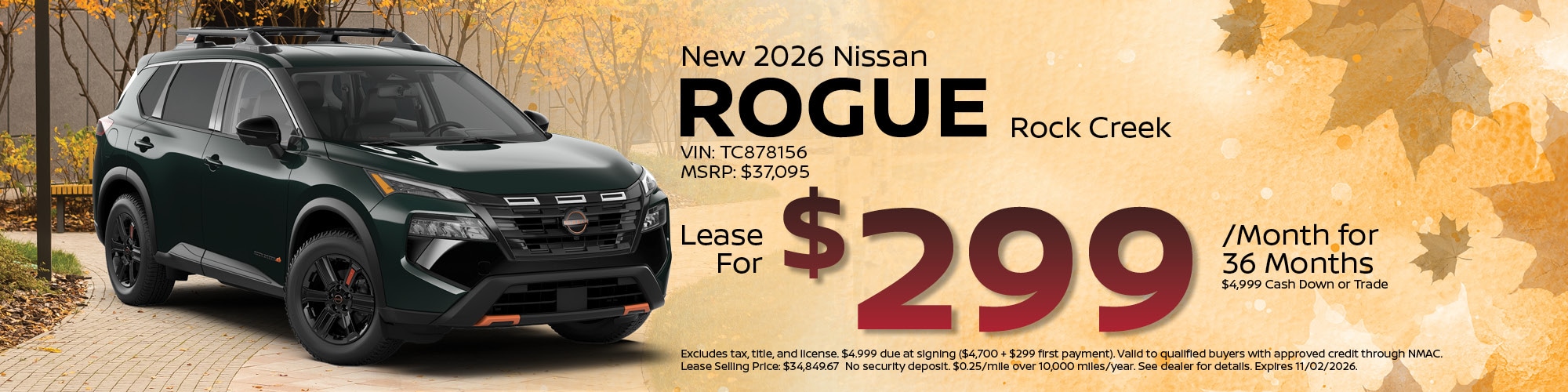 2026 Nissan Rogue Offer | Stelly Nissan of Yorktown Heights