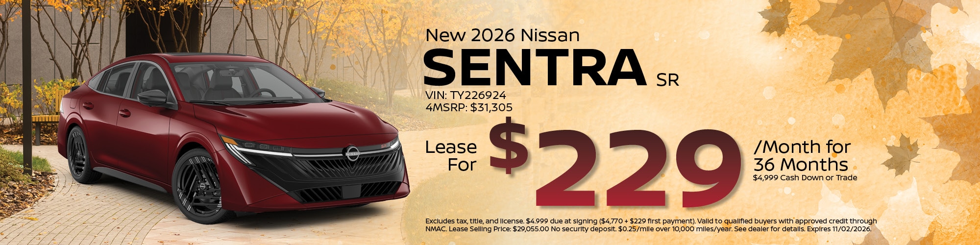 2026 Nissan Sentra Offer | Stelly Nissan of Yorktown Heights