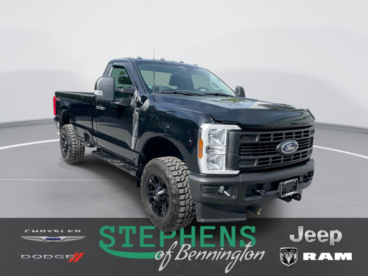 Black 2024 Ford F-250 Super Duty XL LB 4WD Pickup Truck Four-Wheel Drive Automatic