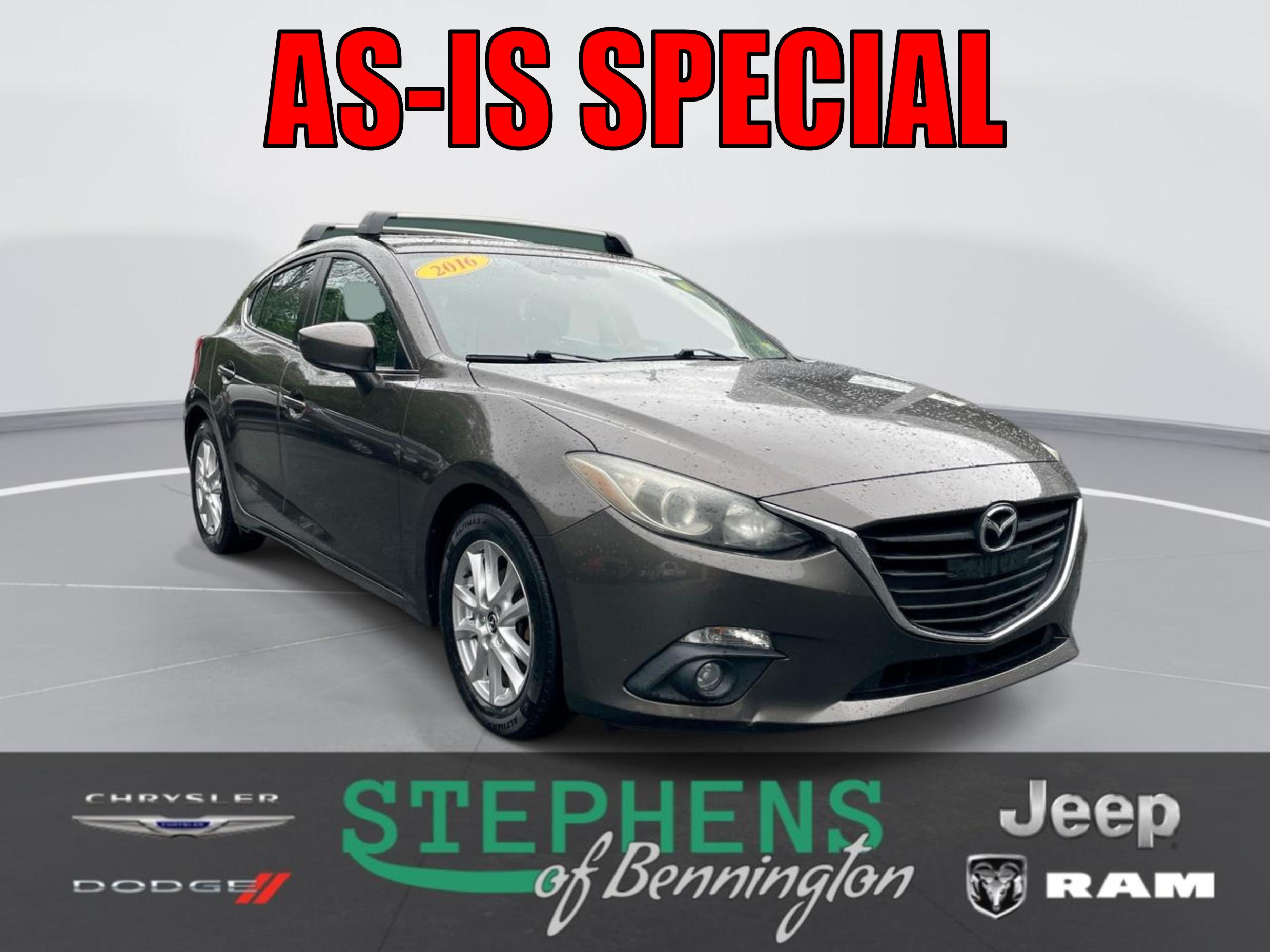 Used 2016 Mazda MAZDA3 i Touring with VIN JM1BM1M79G1328337 for sale in Bennington, VT