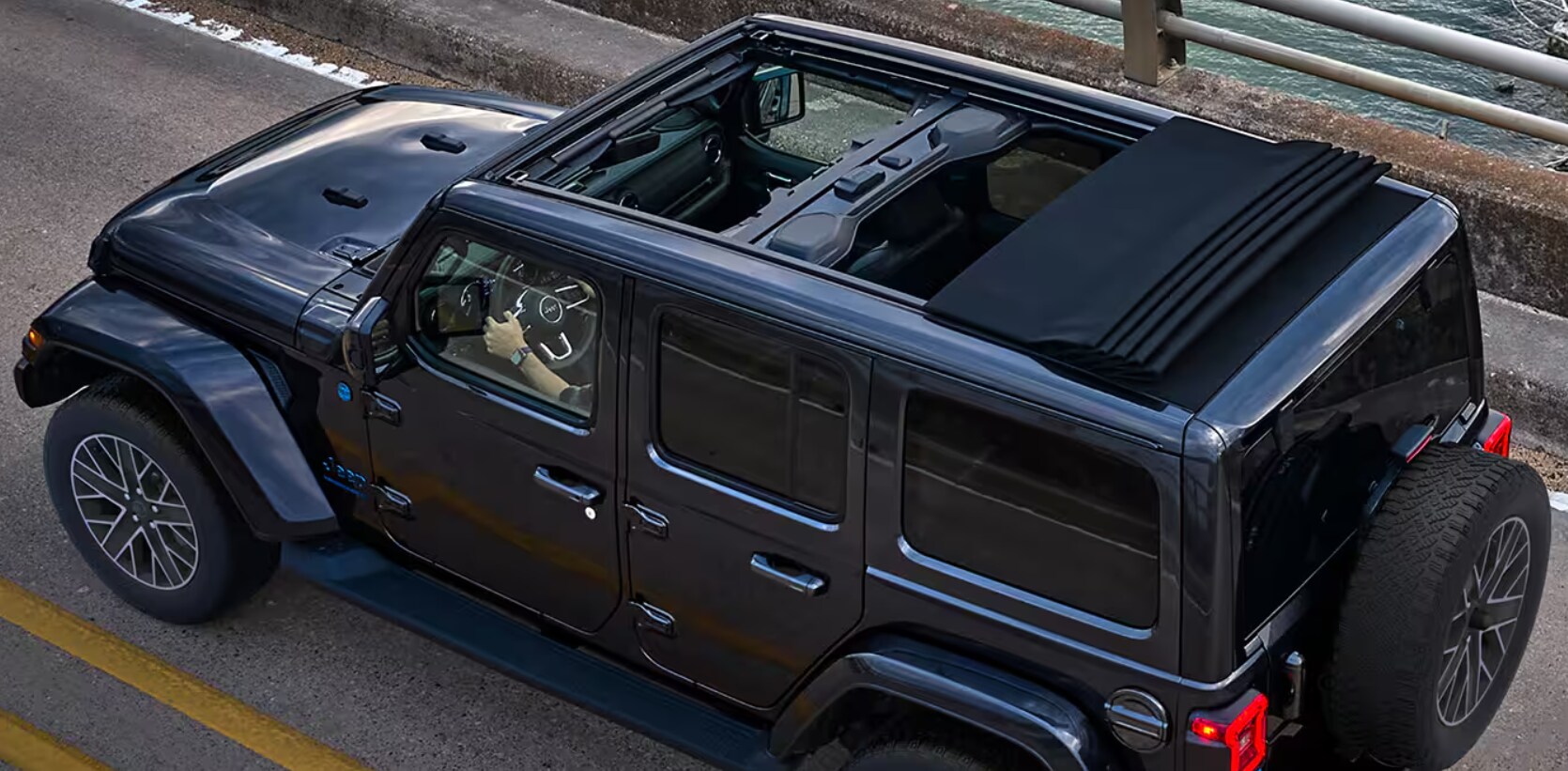 Family riding in vehicle