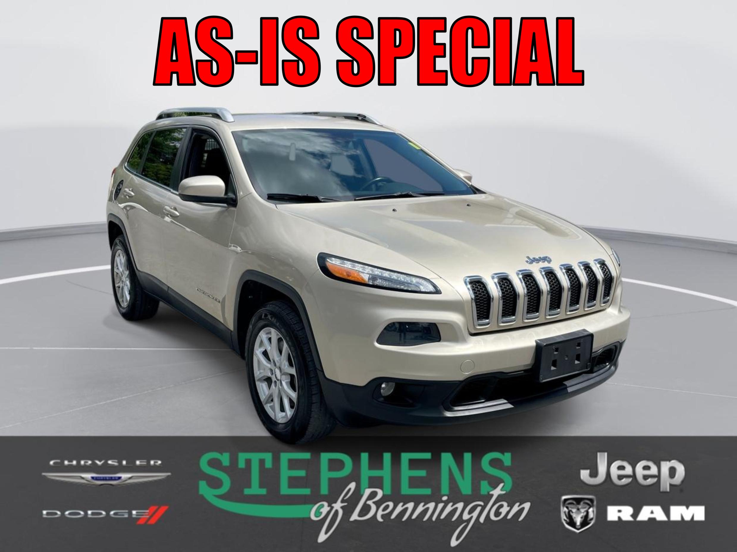 Used 2014 Jeep Cherokee Latitude with VIN 1C4PJMCB6EW197079 for sale in Bennington, VT