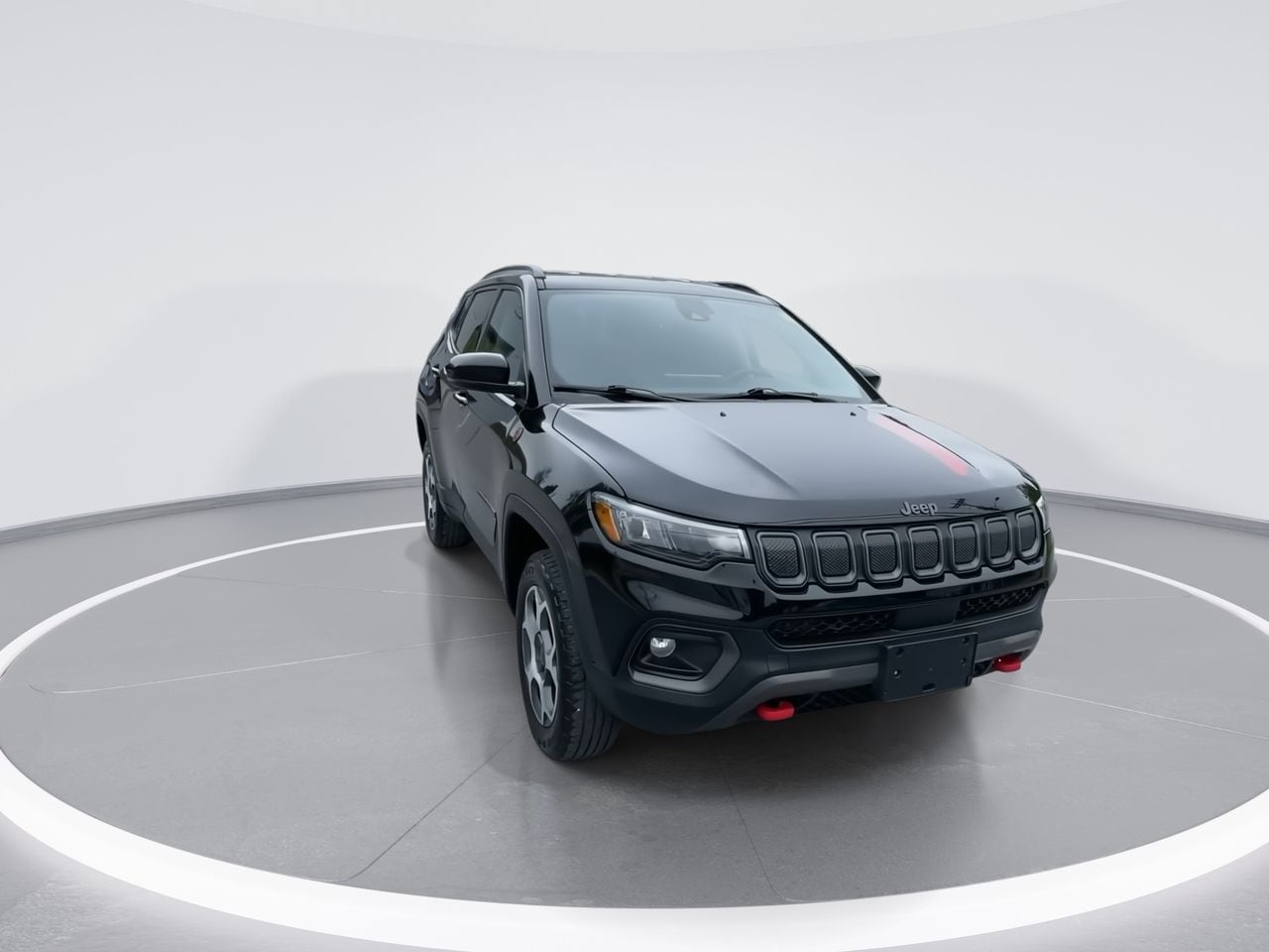 Used 2022 Jeep Compass Trailhawk with VIN 3C4NJDDB8NT220227 for sale in Bennington, VT