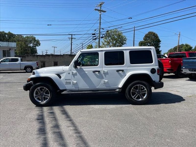 Used 2023 Jeep Wrangler 4-Door Sahara with VIN 1C4HJXEG6PW520984 for sale in Oak Hill, WV