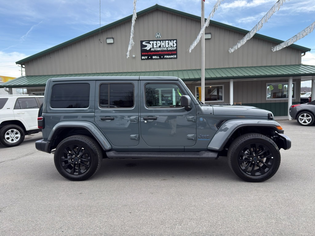 Used 2025 Jeep Wrangler 4xe Sahara 4XE with VIN 1C4RJXP63SW601426 for sale in Oak Hill, WV