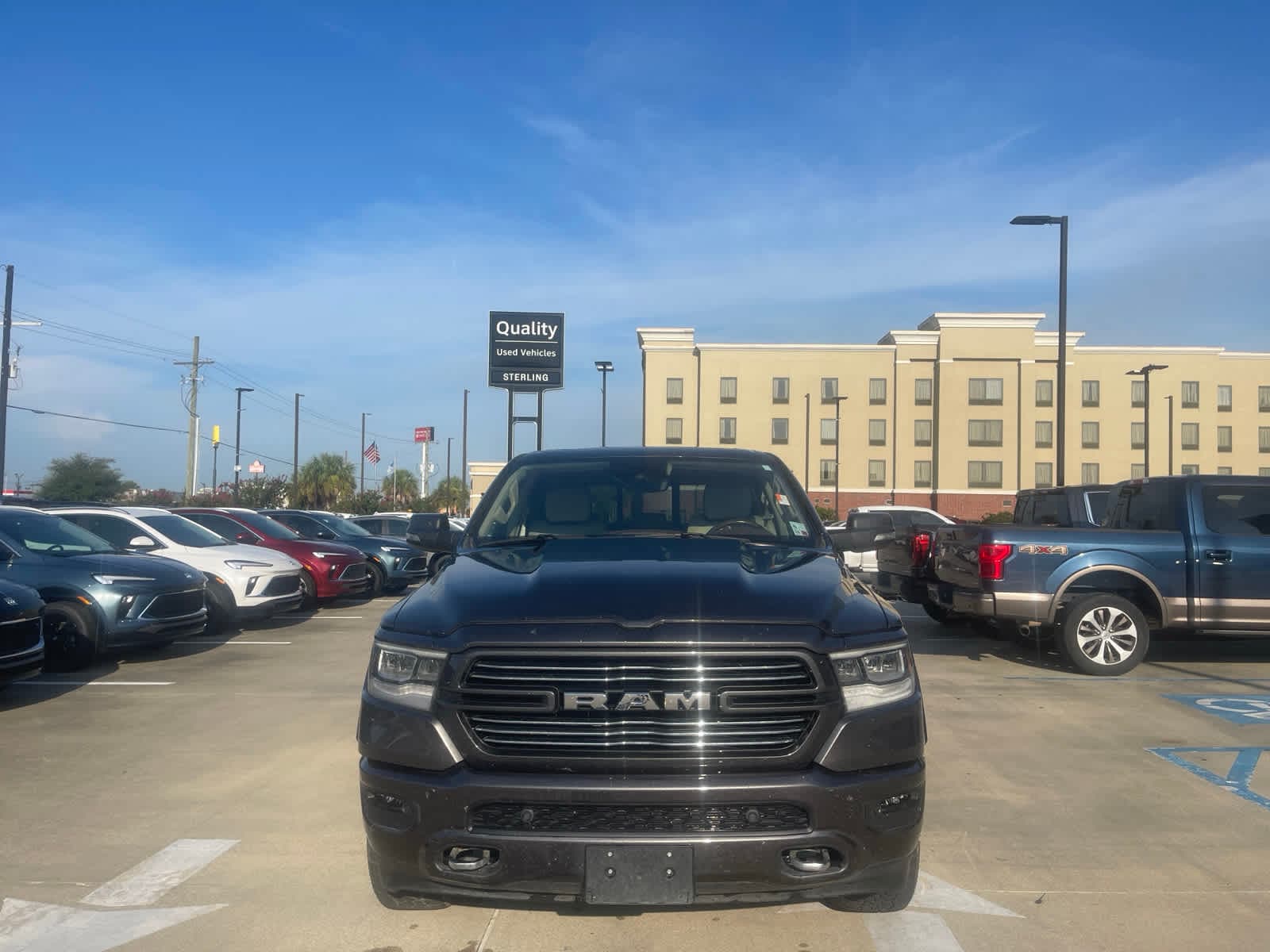 Used 2021 RAM Ram 1500 Pickup Laramie with VIN 1C6SRFJT8MN520828 for sale in Jennings, LA