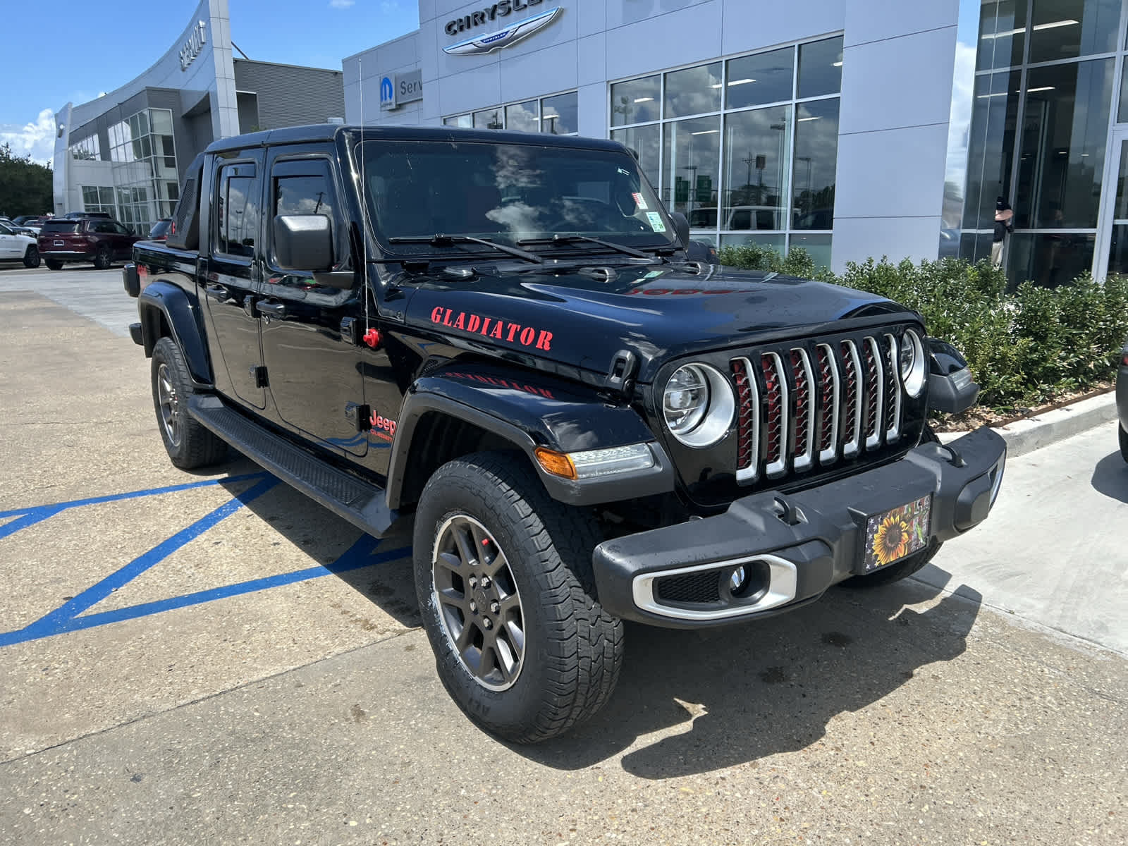 Used 2020 Jeep Gladiator Overland with VIN 1C6HJTFG0LL176711 for sale in Opelousas, LA