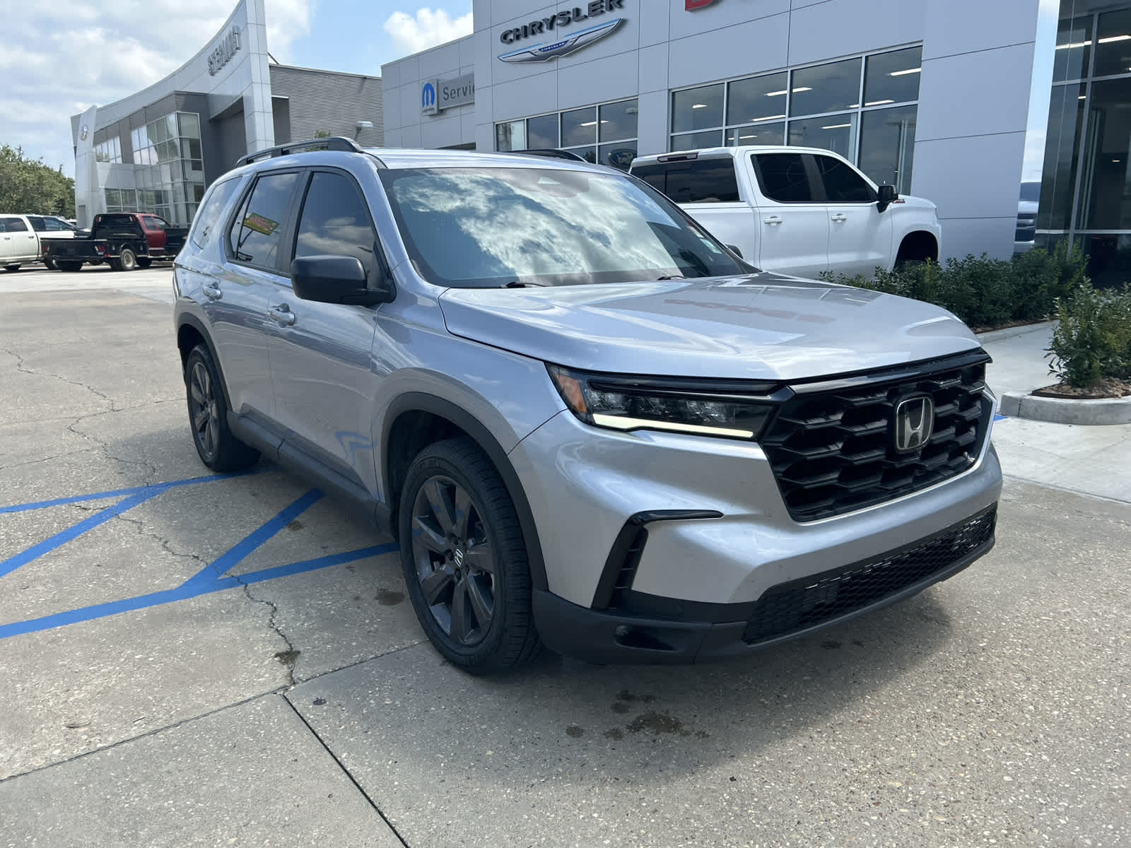 Used 2023 Honda Pilot Sport with VIN 5FNYG1H3XPB009268 for sale in Opelousas, LA