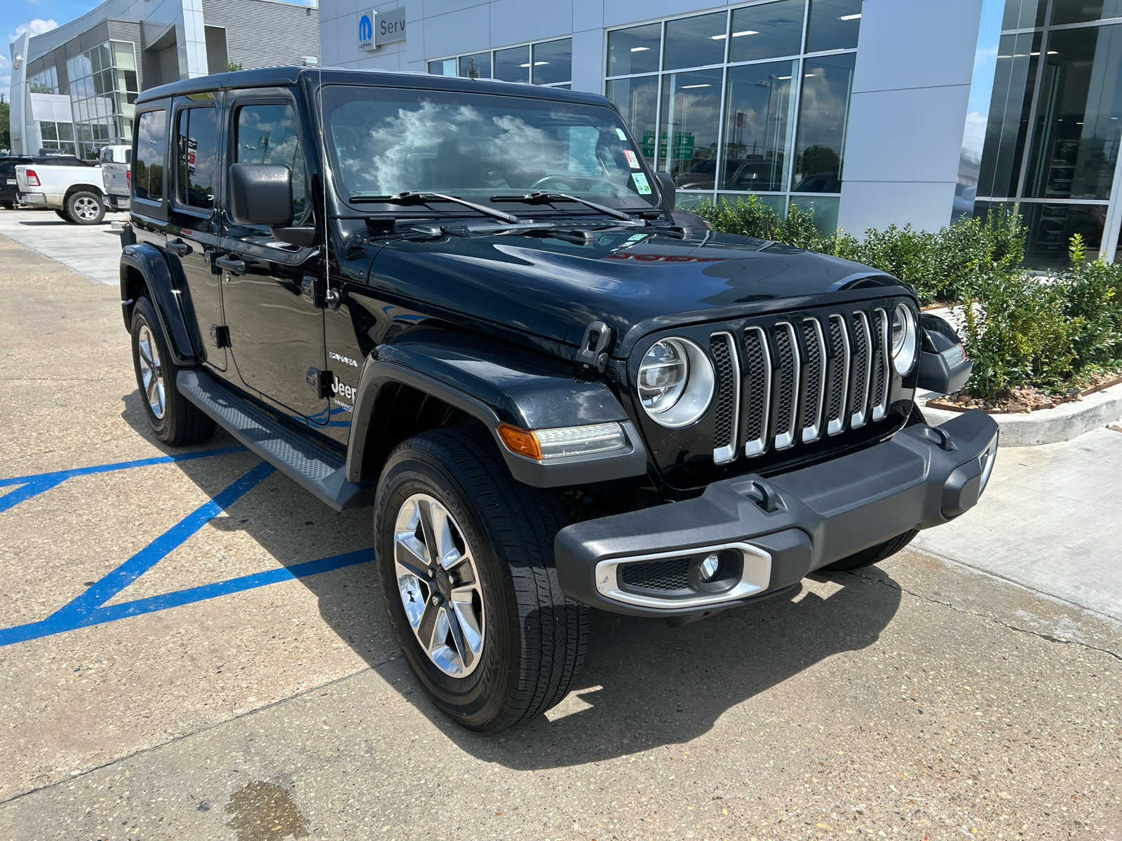 Used 2018 Jeep All-New Wrangler Unlimited Sahara with VIN 1C4HJXEG8JW112056 for sale in Opelousas, LA