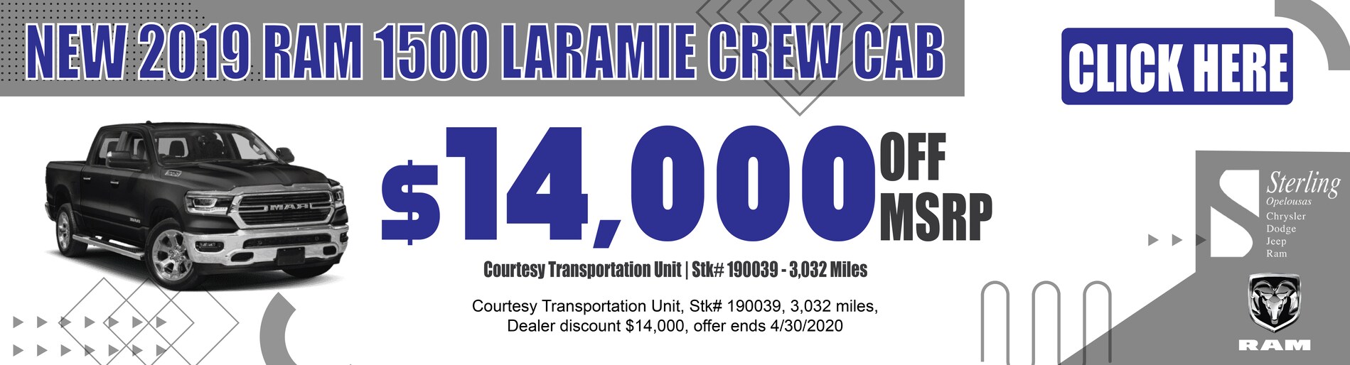 Sterling ChryslerDodgeJeepRam Opelousas, LA New & Used Car and