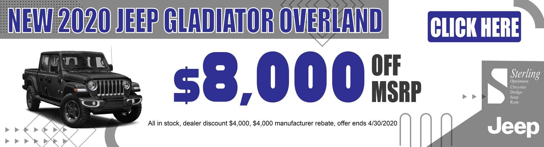 Sterling ChryslerDodgeJeepRam Opelousas, LA New & Used Car and