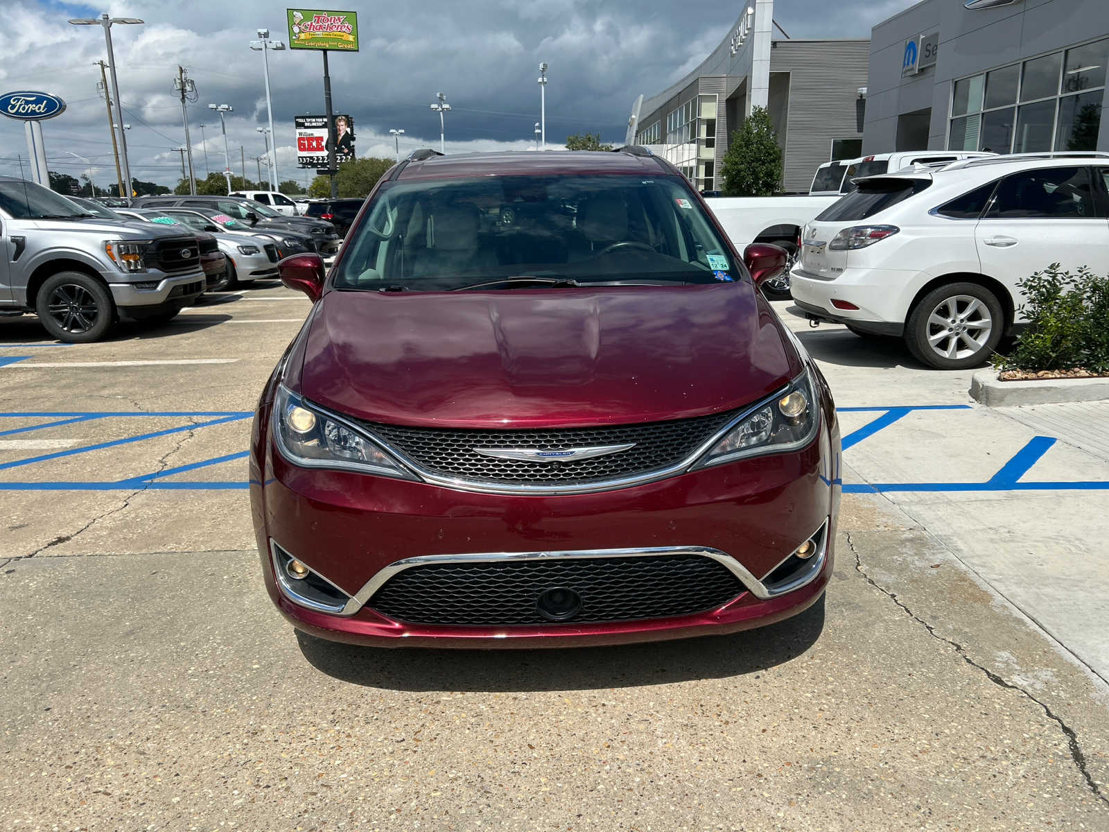 Used 2017 Chrysler Pacifica Touring-L Plus with VIN 2C4RC1EG9HR628490 for sale in Opelousas, LA