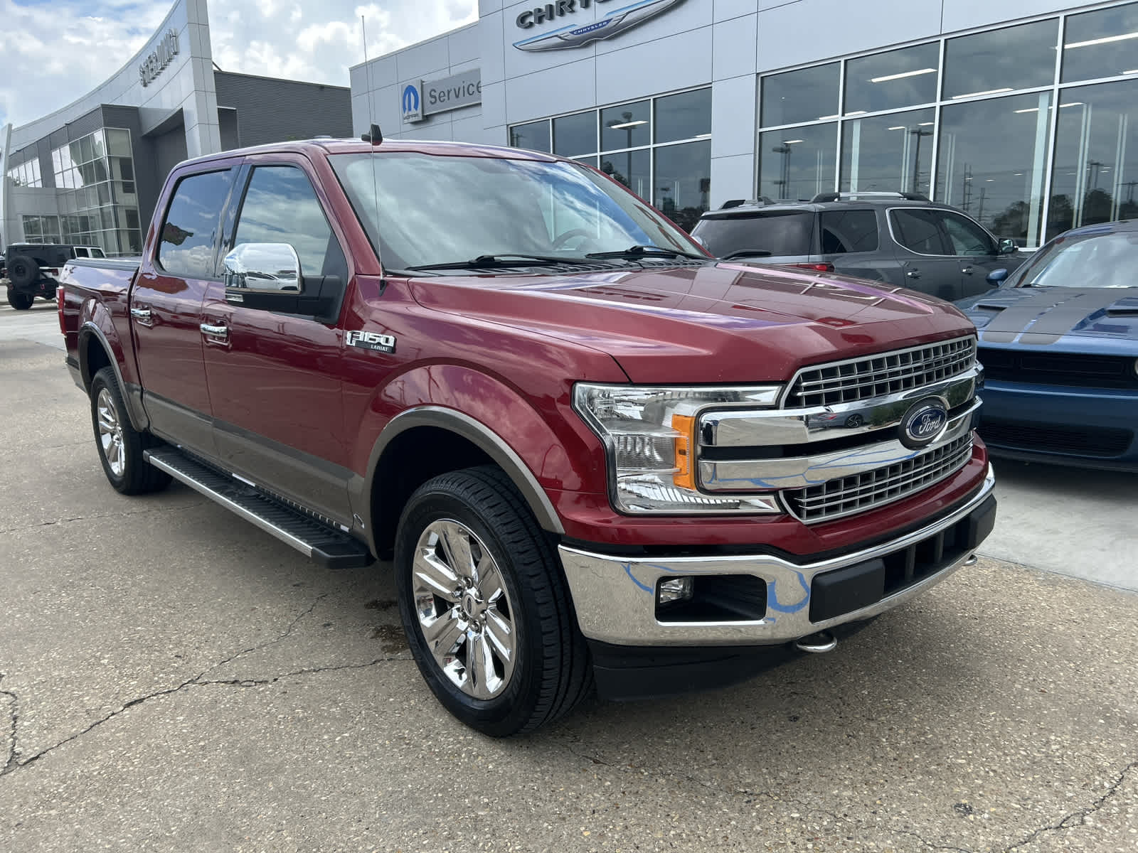 Used 2019 Ford F-150 Lariat with VIN 1FTEW1E47KKE44375 for sale in Opelousas, LA