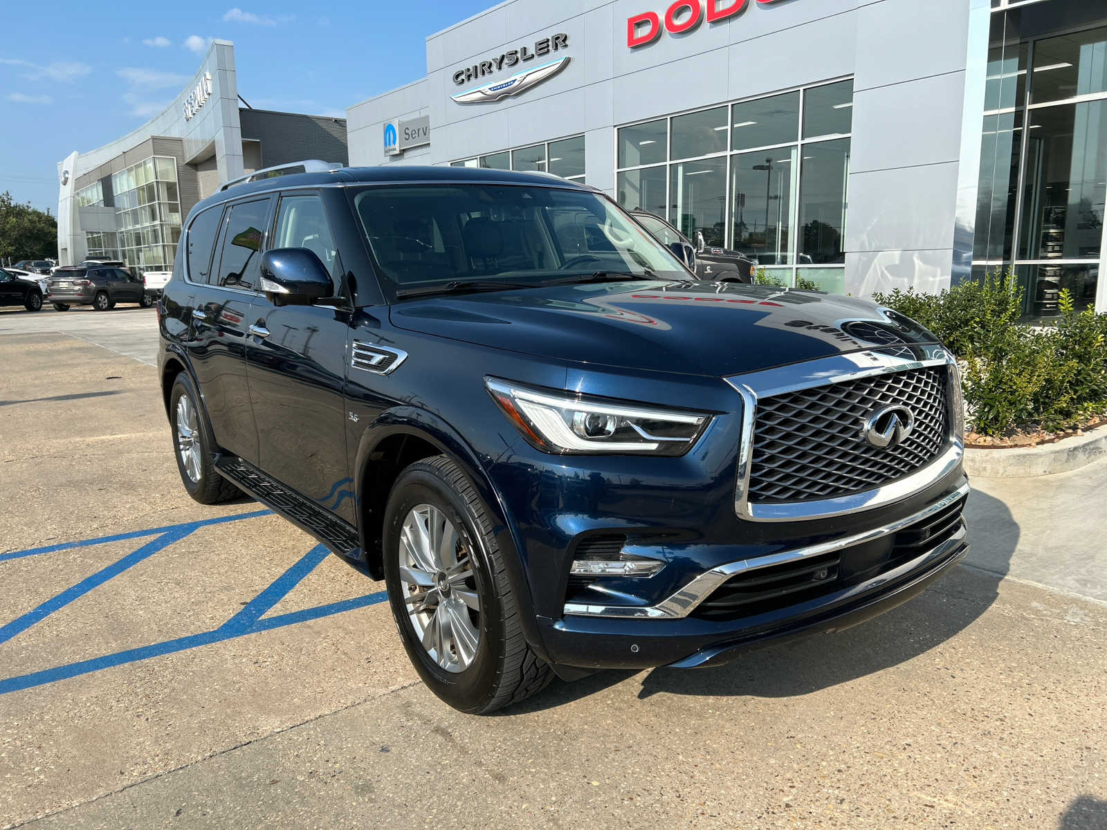 Used 2020 INFINITI QX80 Base with VIN JN8AZ2NF3L9704877 for sale in Opelousas, LA