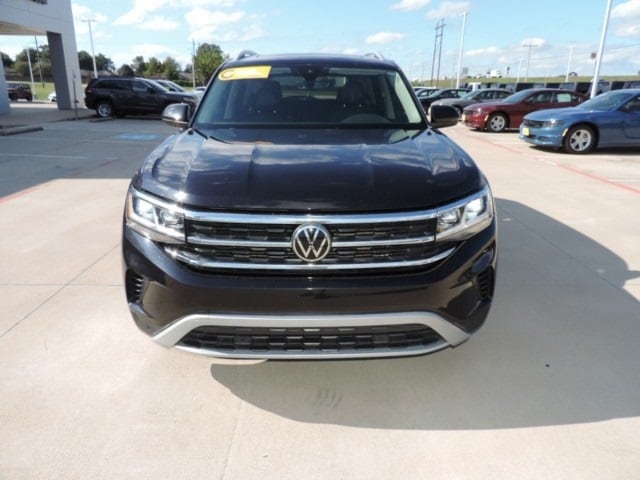 Certified 2021 Volkswagen Atlas SEL with VIN 1V2BR2CA8MC517743 for sale in Navasota, TX