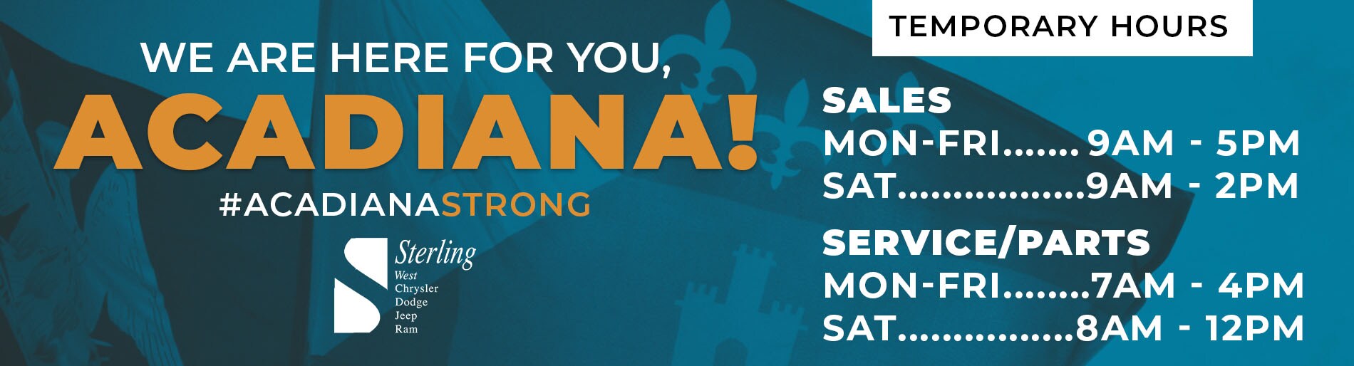 Sterling Chrysler Dodge Jeep Ram Jennings, LA New & Used Car