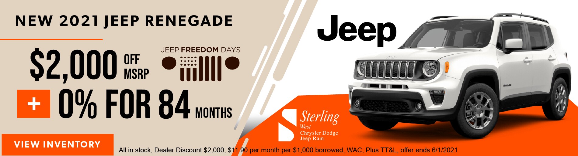 Sterling Chrysler Dodge Jeep Ram Jennings, LA New & Used Car