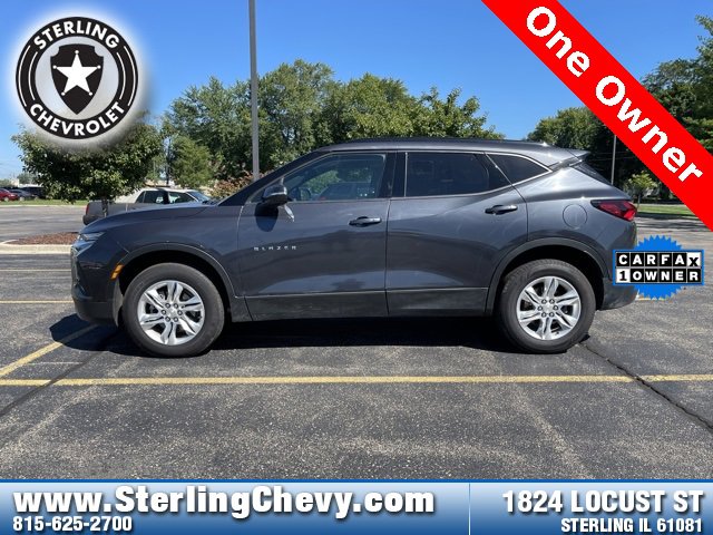 Used 2021 Chevrolet Blazer 2LT with VIN 3GNKBCRS3MS560223 for sale in Sterling, IL