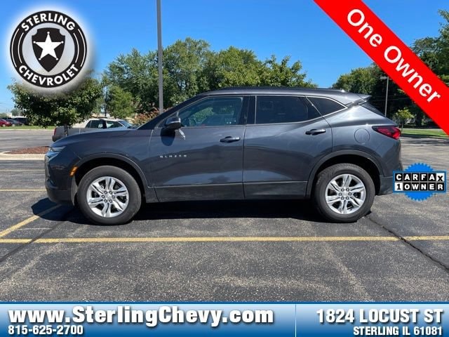 Used 2021 Chevrolet Blazer 2LT with VIN 3GNKBCRS3MS560223 for sale in Sterling, IL
