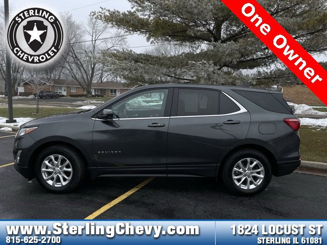 Used 2021 Chevrolet Equinox LT with VIN 3GNAXKEV9ML320045 for sale in Sterling, IL