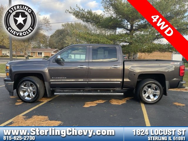 Used 2014 Chevrolet Silverado 1500 LTZ with VIN 3GCUKSEC8EG329008 for sale in Sterling, IL