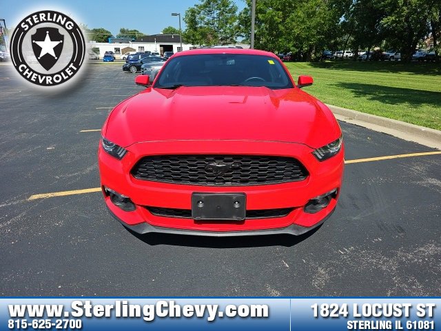 Used 2017 Ford Mustang EcoBoost with VIN 1FA6P8TH6H5320532 for sale in Sterling, IL